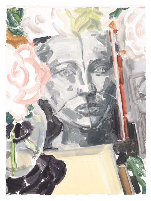 Flowers and Books, Camille Claudel, #1, 2010
Monotype on handmade paper
24 x 18 inches