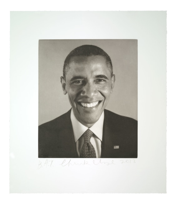 Obama 2,&amp;nbsp;2013
Photogravure with chine colle
21 x 18 1/4 inches
Edition of 20