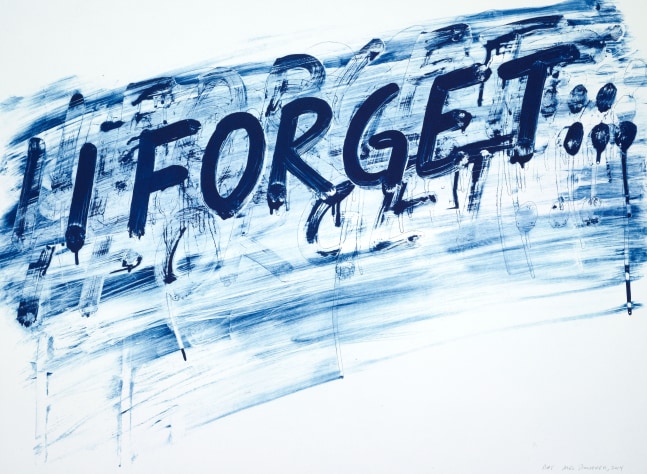 I Forget, 2014
Etching with aquatint
22 x 30 inches
Edition of 20