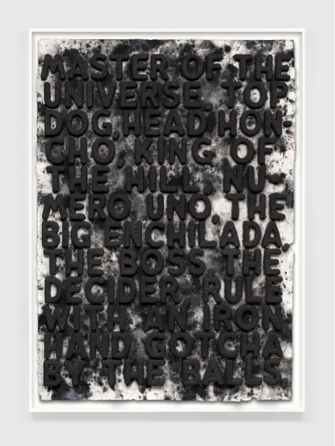 Mel Bochner, Master of the Universe, 2022