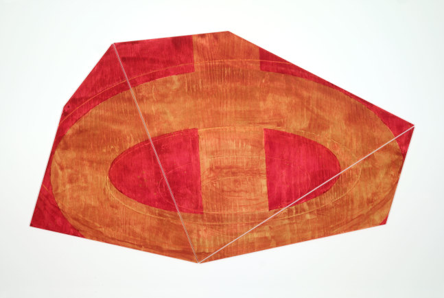 Raw Material: Phi (III), 2013
Monotype in watercolor and pencil
27 1/2 x 41&amp;nbsp;inches