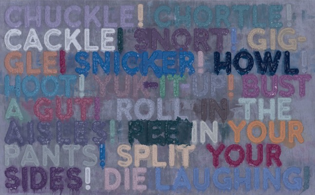 Mel Bochner, Chuckle, 2024