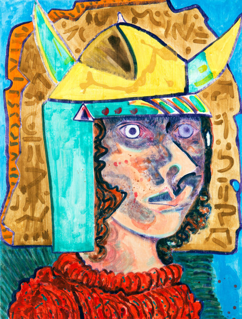 Young Brunhilde, 2012
Monotype with watercolor, pastel, crayon and pencil
60 x 47 1/2 inches

SOLD