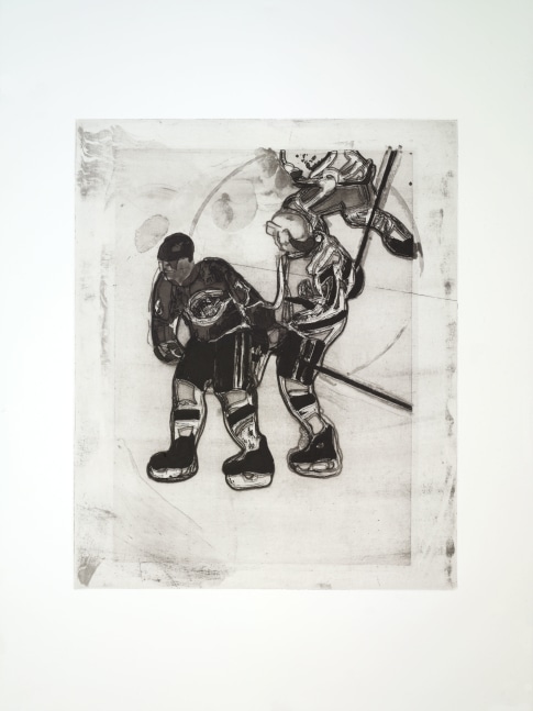 Subban and Nolan, 2017
Etching with spitbite, hardground and sugarlift
24 x 18 inches
Edition of 20