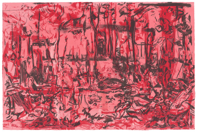 The 5 Senses (red and black), 2025