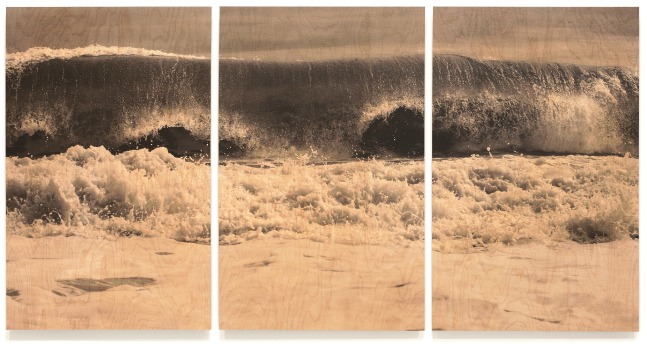 Wood Wave LXXXI, triptych

UV cured ink on maple veneer 74 &amp;times; 144&amp;quot;, three panels, 74 &amp;times; 47&amp;quot; (panel size) 2015