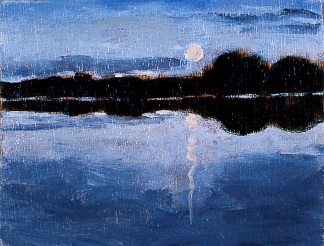 Sunset Over Georgica

Oil on wood panel, 7 x 9&amp;quot; 1983