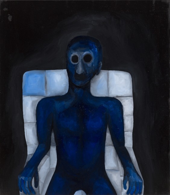 &amp;ldquo;Nicht vers&amp;ouml;hnt (Not Reconciled)&amp;rdquo;, 2022
Oil on canvas
78 3/4 x 69 inches
200 x 175 cm
SIM 105