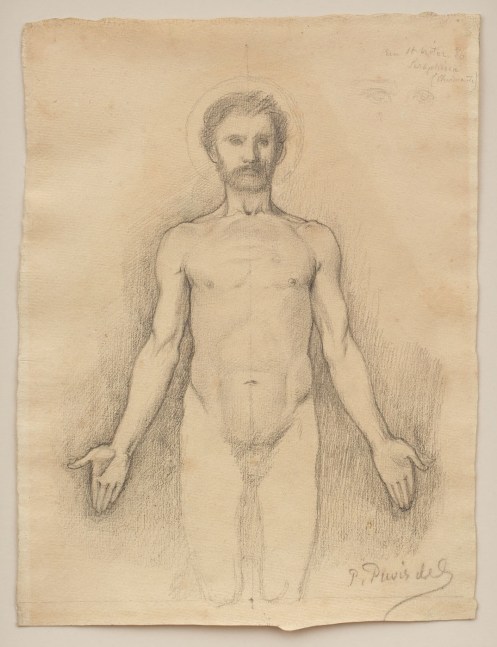 Pierre Puvis de Chavannes
&amp;ldquo;&amp;Eacute;tude pour La D&amp;eacute;collation de saint Jean-Baptiste
(Study for The Beheading of Saint John the Baptist)&amp;rdquo;, ca. 1869
Pencil on paper
11 3/4 x 8 3/4 inches
30 x 22 cm
PCZ 99