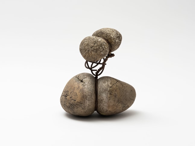 Seung-taek Lee

&amp;ldquo;Tied Stone&amp;rdquo;, 1985

Stone, wire

9 1/2 x 8 1/2 x 8 1/4 inches

24.5 x 22 x 21 cm

LEE 39

$35,000