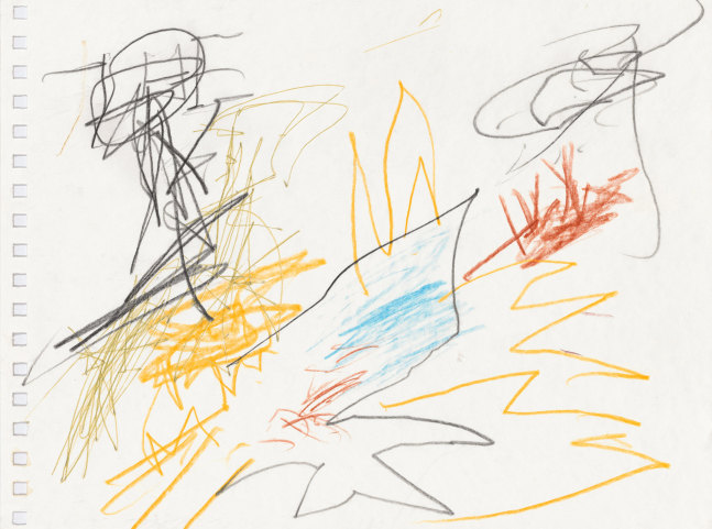 Don Van Vliet
&amp;quot;Untitled&amp;quot;, 1999-2000
Colored pencil, pen on paper
9 x 12 inches
23 x 30.5 cm
VLZ 583