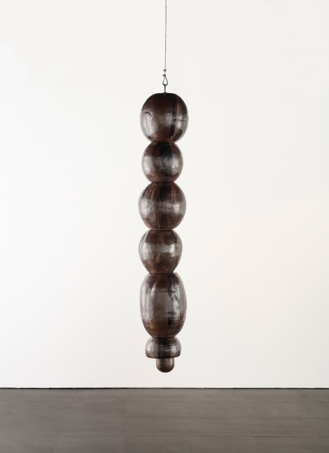 Seung-taek Lee

&amp;ldquo;Untitled&amp;rdquo;, 1962/2020

Earthenware, glaze

74 1/2 x 13 inches

189 x 33 cm

LEE 20
