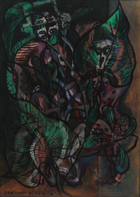 Francis Picabia

&amp;ldquo;Deux personnages transparents&amp;rdquo;, ca. 1924-1932

Oil on board mounted on wood

41 1/4 x 29 1/2 inches

105 x 75 cm

PIC 73