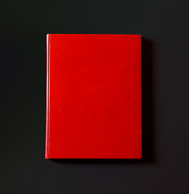 James Lee Byars

&amp;ldquo;The Book for Love&amp;rdquo;, 1980

Red leather book, 1000 silk paper pages

19 1/4 x 15 x 1 1/2 inches

49 x 38 x 4 cm

JB 28