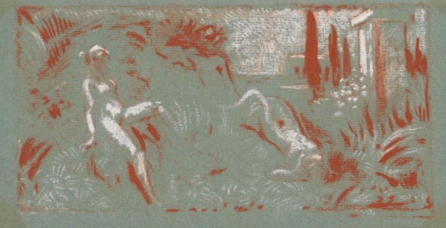 Ker-Xavier Roussel

&amp;ldquo;Le Sommeil d&amp;rsquo;Endymion&amp;rdquo;, ca. 1920

Chalk on paper

3 3/4 x 7 1/4 inches

9.5 x 18.5 cm

DIV 221

$40,000