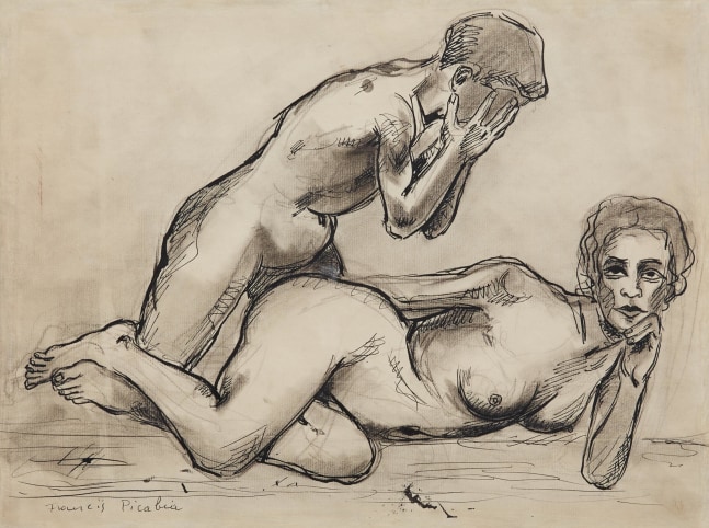 Francis Picabia

&amp;ldquo;Untitled&amp;rdquo;, ca. 1934&amp;ndash;1935

Ink, charcoal on paper

10 1/2 x 14 inches

27 x 36 cm

PIZ 135
$150,000