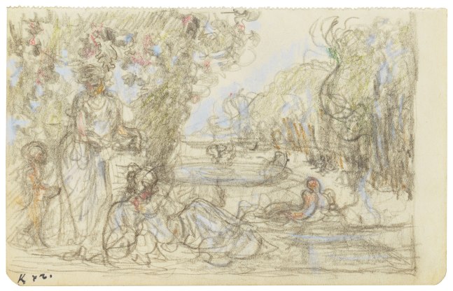 Ker-Xavier Roussel

&amp;ldquo;Printemps&amp;rdquo;, ca. 1898-1900

Graphite, pastel on paper

4 1/4 x 6 3/4 inches

11 x 17.4 cm

DIV 244

$10,000