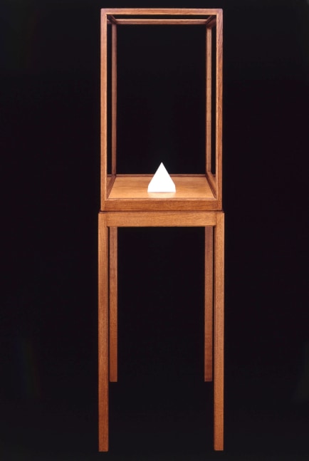 James Lee Byars

&amp;ldquo;The Triangle Book&amp;rdquo;, 1988

Marble

Two parts, overall:

4 3/4 x 4 3/4 x 4 3/4 inches

12 x 12 x 12 cm

JB 99/1