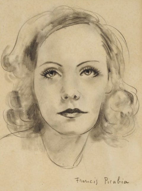 Francis Picabia

&amp;ldquo;Untitled (Portrait de Greta Garbo)&amp;rdquo;, ca. 1940&amp;ndash;1942

Gouache, charcoal, pencil on paper

10 3/4 x 8 1/4 inches

27 x 21 cm

PIZ 156
$190,000