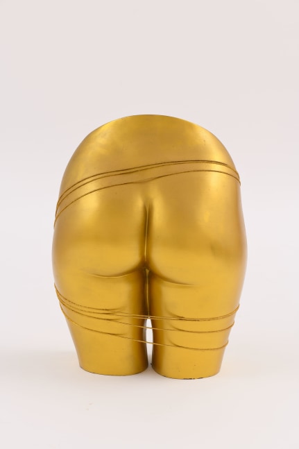 Seung-taek Lee

&amp;ldquo;Hip&amp;rdquo;, 1962

Gold paint, wire on bronze

23 x 15 3/4 x 8 1/2 inches

58 x 40 x 22 cm

LEE 30