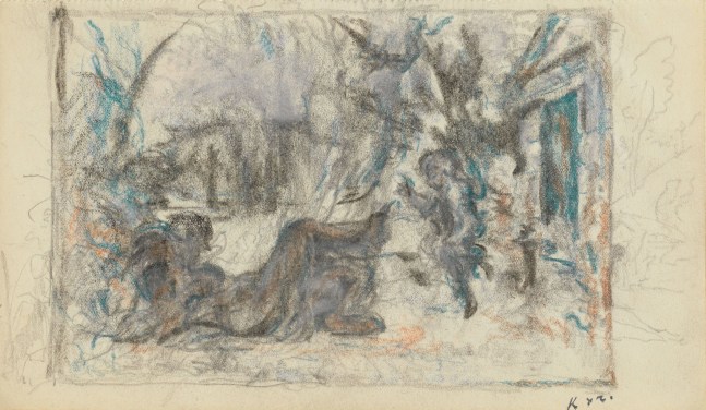 Ker-Xavier Roussel

&amp;ldquo;V&amp;eacute;nus et l&amp;rsquo;Amour&amp;rdquo;, ca. 1908-1910

Pastel, charcoal on paper

4 3/4 x 8 1/4 inches

12 x 21 cm

DIV 242

$12,000