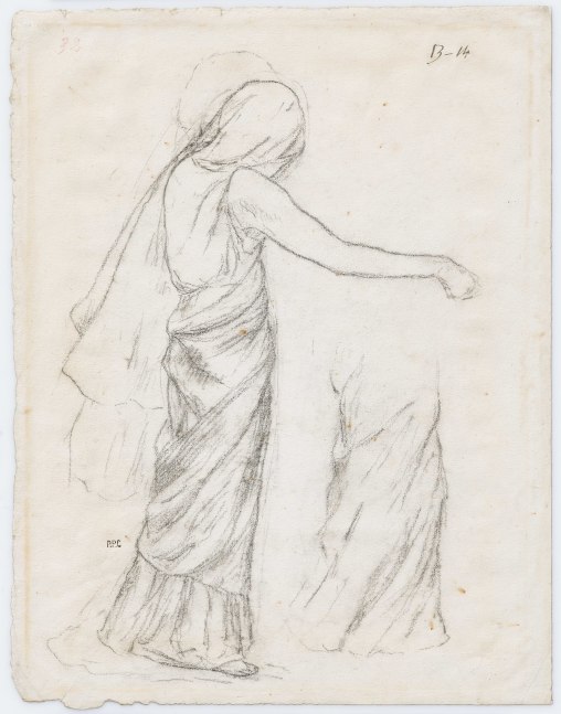 Pierre Puvis de Chavannes
&amp;ldquo;&amp;Eacute;tude pour Le patriotism
Study for Patriotism&amp;rdquo;, 1894
Pencil on paper
12 1/4 x 9 1/2 inches
31 x 24 cm
PCZ 21