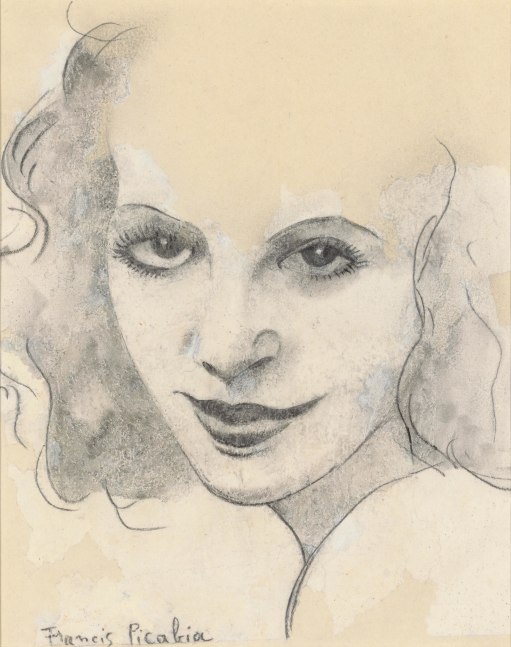 Francis Picabia

&amp;ldquo;T&amp;ecirc;te de femme&amp;rdquo;, ca. 1941&amp;ndash;1942

Pencil, gouache on paper

10 1/4 x 7 3/4 inches

26 x 20 cm

PIZ 159