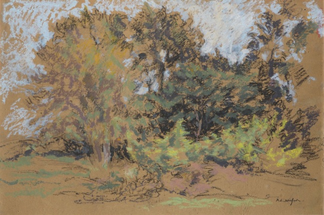 Ker-Xavier Roussel

&amp;ldquo;Paysage&amp;rdquo;, ca. 1903

Pastel, gouache on cardboard

11 3/4 x 21 1/4 inches

30 x 54 cm

DIV 241