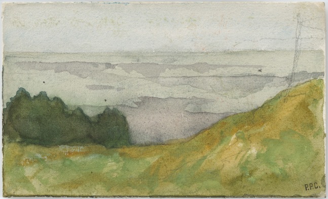 Pierre Puvis de Chavannes
&amp;ldquo;La mer vue de la Falaise
(The Sea Seen from the Cliff)&amp;rdquo;, ca. 1870&amp;ndash;1890
Watercolor, pencil on paper
3 3/4 x 6 inches
9.5 x 15.5 cm
PCZ 66