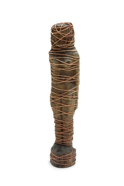 Seung-taek Lee

&amp;ldquo;Untitled&amp;rdquo;, 1956

Wood, rope

28 x 6 1/2 x 6 1/4 inches

71 x 16.5 x 16 cm

LEE 6