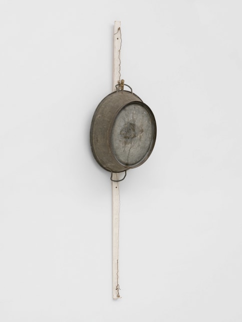 Joseph Beuys

&amp;ldquo;Jason&amp;rdquo;, 1961

Zinc tub, iron head, wooden rod, paint, wire

65 1/4 x 15 1/4 x 9 inches

165.5 x 39 x 23 cm

BEU 32