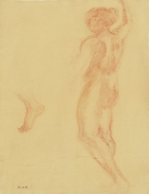 Ker-Xavier Roussel

&amp;ldquo;&amp;Eacute;tudes de femme nue de dos et de pied&amp;rdquo;, n.d.

Red chalk on paper

11 3/4 x 8 3/4 inches

30 x 22.5 cm

DIV 153