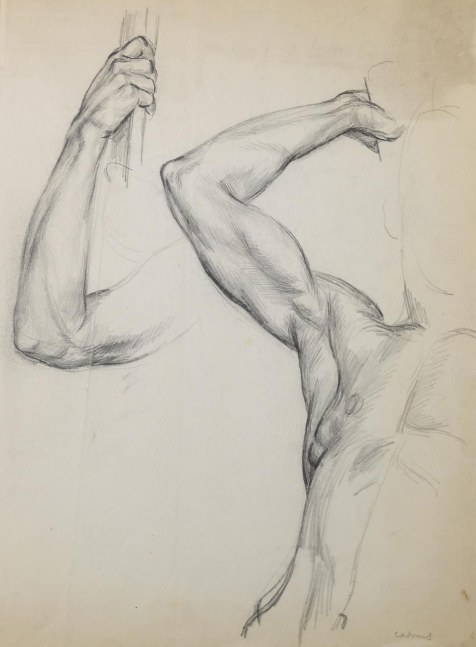 Paul Cadmus, Untitled Study (Muscle Man), circa 1937