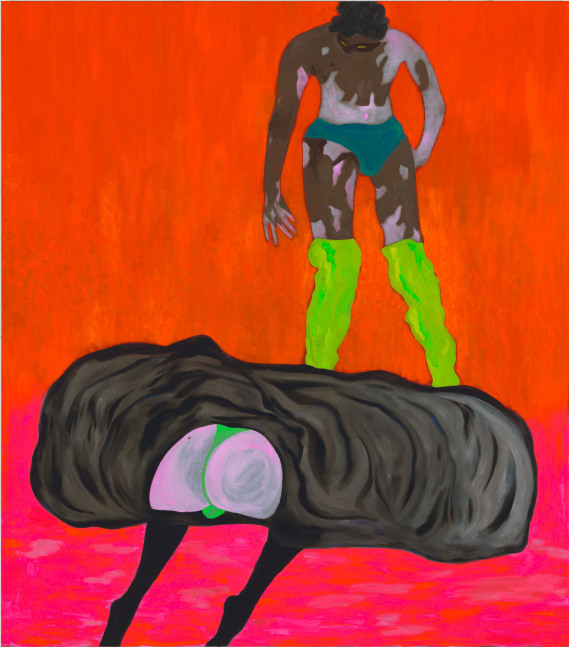 Florian Krewer
&amp;ldquo;green boots&amp;rdquo;, 2022
Oil on canvas
98 1/2 x 86 1/2 inches
250 x 219.5 cm
KRE 201
&amp;nbsp;

Play Video
.inquireButton {    border: none;    color: #000000;    background-color: #f8f8f8;    border-radius: 5px;    padding:10px;    font-family: Garamond, serif;    font-size:12px;  }  .inquireButton:hover {    color: #000000 !important;    background-color: #e6e6e6;  }  .inquireButton: focus {    color: #000000 !important;    background-color: #e6e6e6;  }



&amp;nbsp;