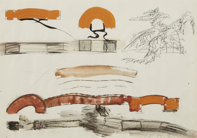 Per Kirkeby

&amp;ldquo;Untitled&amp;rdquo;, 1987

Gouache, charcoal, pencil on paper

25 1/4 x 36 1/4 inches

64 x 92 cm

PKZ 991