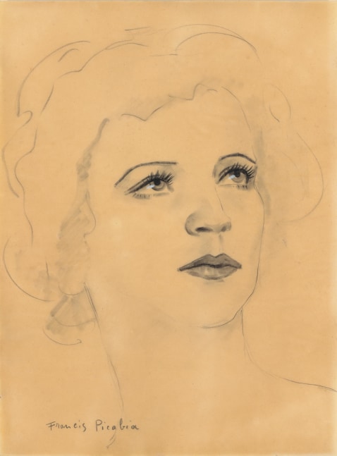 Francis Picabia

&amp;ldquo;Untitled (T&amp;ecirc;te de femme)&amp;rdquo;, ca. 1940&amp;ndash;1941

Pencil, gouache on paper

15 3/4 x 11 1/2 inches

40 x 29 cm

PIZ 158
$140,000