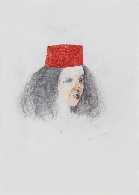 Enrico David
&amp;quot;Untitled (Tasha)&amp;quot;, 2020
Graphite, colored pencil on paper
16 1/2 x 11 1/2 inches
42 x 29.5 cm
DAVZ 161