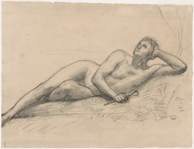 Pierre Puvis de Chavannes
&amp;ldquo;&amp;Eacute;tude pour Orph&amp;eacute;e
(Study for Orpheus)&amp;rdquo;, 1883
Charcoal on paper
9 1/2 x 12 1/2 inches
24.5 x 32 cm
PCZ 16

$30,000