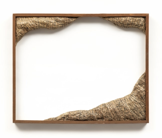 Seung-taek Lee

&amp;ldquo;Untitled (Non-Painting)&amp;rdquo;, 1979

Paper (from antique book), rope, wooden frame

18 x 22 1/2 x 2 inches

46 x 57 x 5 cm

LEE 2

$70,000

ON RESERVE
