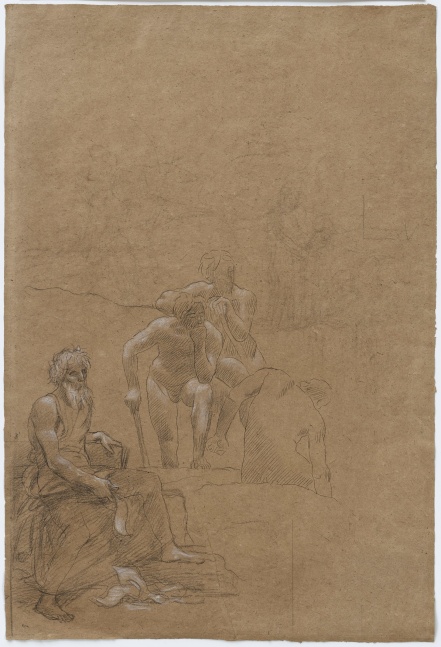 Pierre Puvis de Chavannes
&amp;ldquo;Les Arch&amp;eacute;ologues (&amp;Eacute;tude pour La Sorbonne)
(The Archaeologists [Study for The Sorbonne])&amp;rdquo;, 1889
Pencil, pastel, ink on paper
25 1/4 x 17 inches
64 x 43.5 cm
PCZ 44