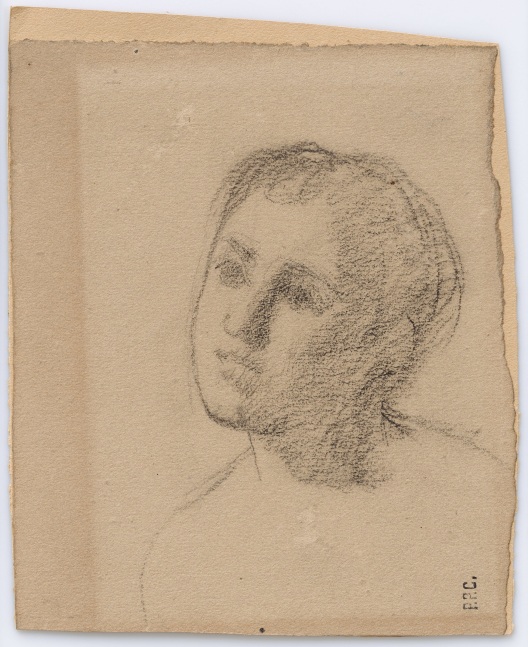 Pierre Puvis de Chavannes
&amp;ldquo;T&amp;ecirc;te de femme
(Head of Woman)&amp;rdquo;, ca. 1875-1880
Pencil on paper
5 1/2 x 4 1/2 inches
13.5 x 11 cm
PCZ 64