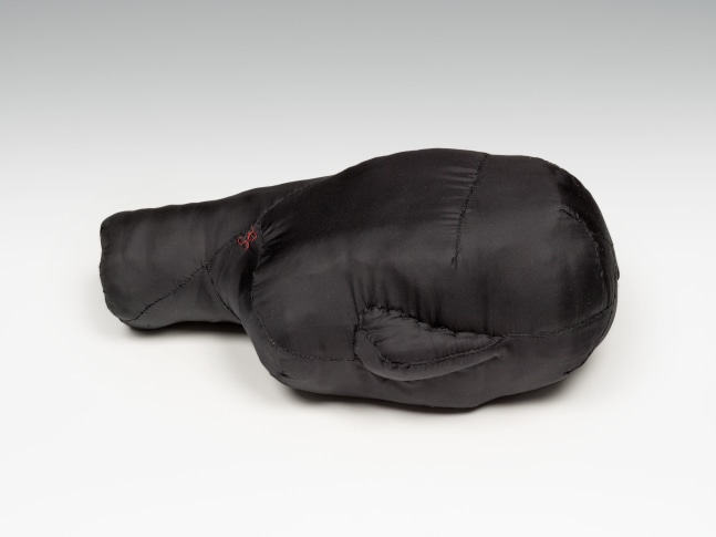 &amp;ldquo;Traum (schwarz 2) (Dream [Black 2])&amp;rdquo;, 2022&amp;nbsp;
Fabric, cotton wool, cardboard&amp;nbsp;
31 1/2 x 19 3/4 x 15 3/4 inches&amp;nbsp;
80 x 50 x 40 cm&amp;nbsp;
SIMP 25&amp;nbsp;
$10,000