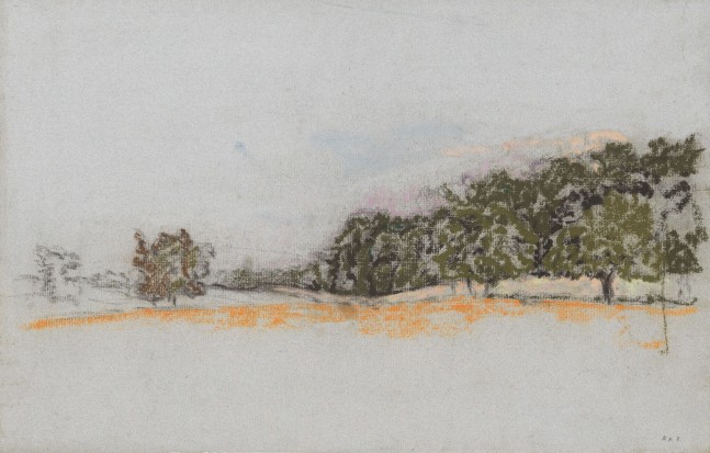 Ker-Xavier Roussel

&amp;ldquo;Paysage, probablement la Normandie&amp;rdquo;, ca. 1904-1906

Pastel on paper

11 3/4 x 18 inches

30 x 46 cm

DIV 199

$20,000