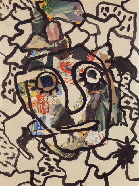 &amp;ldquo;Grand visage&amp;rdquo;, 1962
Mixed media, collage on paper
26 1/2 x 19 inches
67 x 48 cm
CHA 62

$18,000