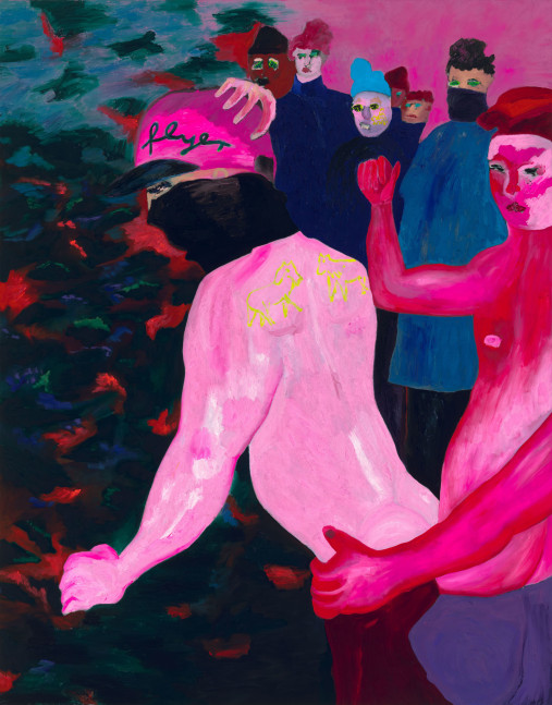 Florian Krewer

&amp;ldquo;sugar on me&amp;rdquo;, 2023

Oil on canvas

102 x 80 inches

259 x 203 cm

KRE 234
&amp;nbsp;

Play Video
.inquireButton {    border: none;    color: #000000;    background-color: #f8f8f8;    border-radius: 5px;    padding:10px;    font-family: Garamond, serif;    font-size:12px;  }  .inquireButton:hover {    color: #000000 !important;    background-color: #e6e6e6;  }  .inquireButton: focus {    color: #000000 !important;    background-color: #e6e6e6;  }



&amp;nbsp;