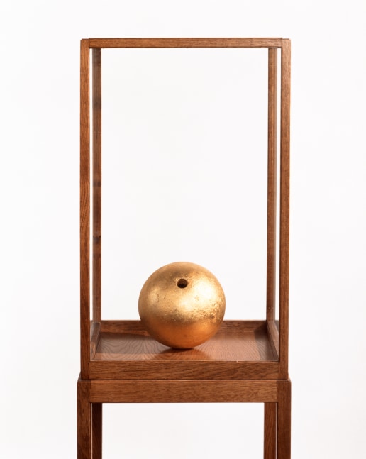 James Lee Byars

&amp;ldquo;The Golden Book&amp;rdquo;, 1986

Gilded iron&amp;nbsp;

Diameter:

8 3/4 inches

22 cm

JB 76

$175,000