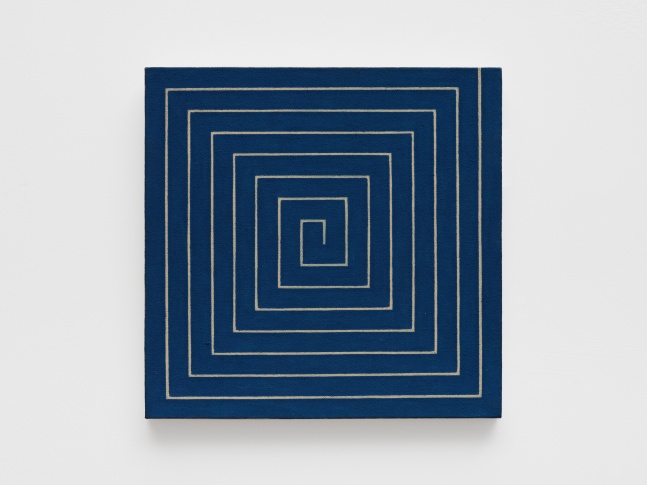 FRANK STELLA
New Madrid
1961
alkyd on canvas
12 x 12 inches (30.5 x 30.5 cm)
Collection of Tom and Mila Tuttle