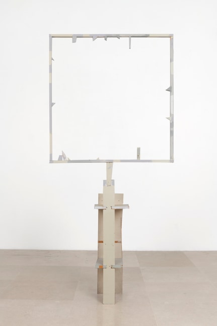 Gedi Sibony
Song and Ciphers, 2019
Painted wood, metal screws
82 1/2 x 38 1/4 x 12 1/4 inches (209.6 x 97.2 x 31.1 cm)