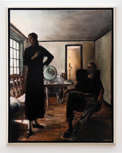 Giangiacomo Rossetti
Fantasia n.9 - la casa dagli spiriti buoni, 2020
Oil on aluminum panel, artist&amp;#39;s frame
Painting: 18 x 14 inches (45.7 x 35.6 cm)
Artist frame: 19 x 15 x 1 3/8 inches (48.3 x 38.1 x 3.5 cm)