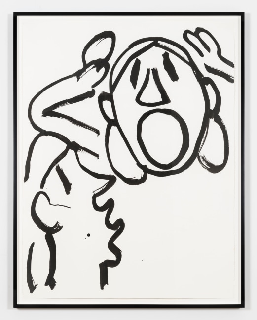 Paul Chan

die W&amp;auml;hrung (currency), 2020
Ink on paper
Paper: 49 7/8 x 38 3/8 inches (126.7 x 97.5 cm)
Frame: 53 1/8 x 41 5/8 x 1 3/4 inches (134.9 x 105.7 x 4.4 cm)